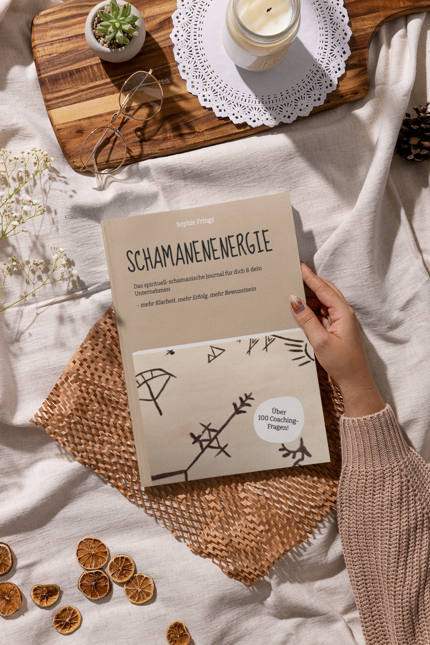 cottagecore-themed-mockup-of-a-hand-touching-a-book-m26958